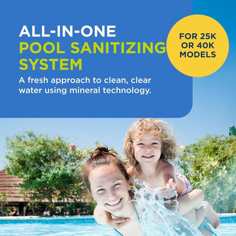 Frog Bac Pac Replacement Chlorine Cartridge for use with Pool Model 5400 and 6100 Cyclers - Prefilled for Easy & Convenient Pool Sanitizing & Water Care - 1 Pack - Image 1